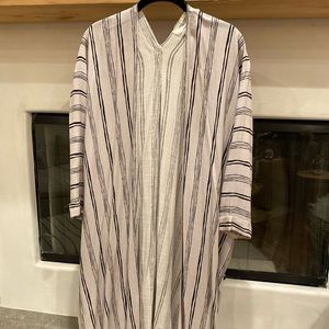 Carly Jean Los Angeles Striped Kimono